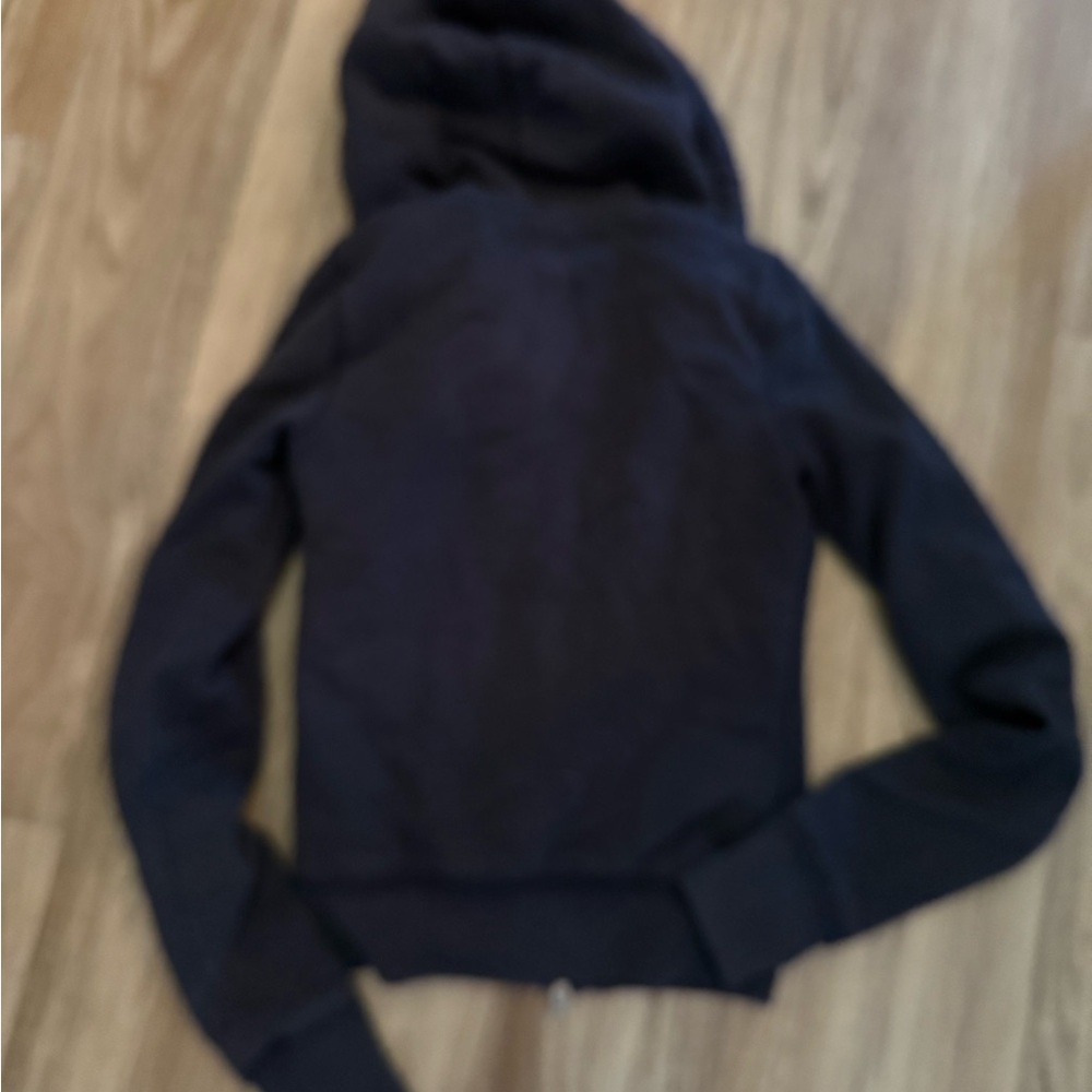 Hollister Navy Hoodie with Striped Hood - Picture 4 of 4